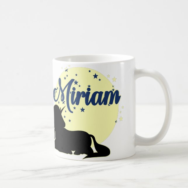 Miriam Name Vorname Tasse Kaffemugg (Höger)