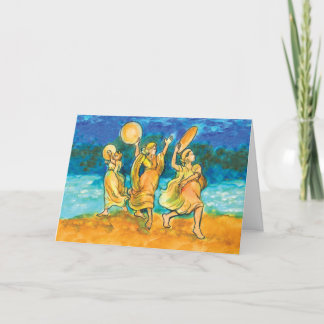 Miriams sång av havet helgkort