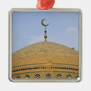 Mirjaniyya Madrasa, Bagdad, Irak Julgransprydnad Metall