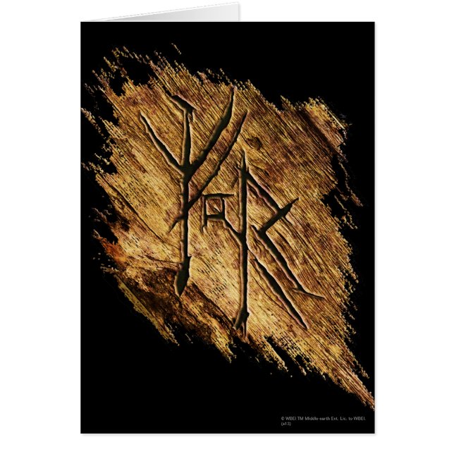 Mirkwood Symbol Hälsningskort (Framsidan)
