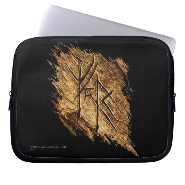 Mirkwood Symbol Laptop Sleeve (Framsidan)