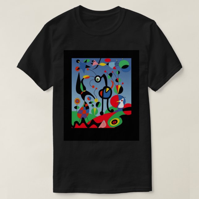 Miro El Jardín Konst T Shirt (Design framsida)