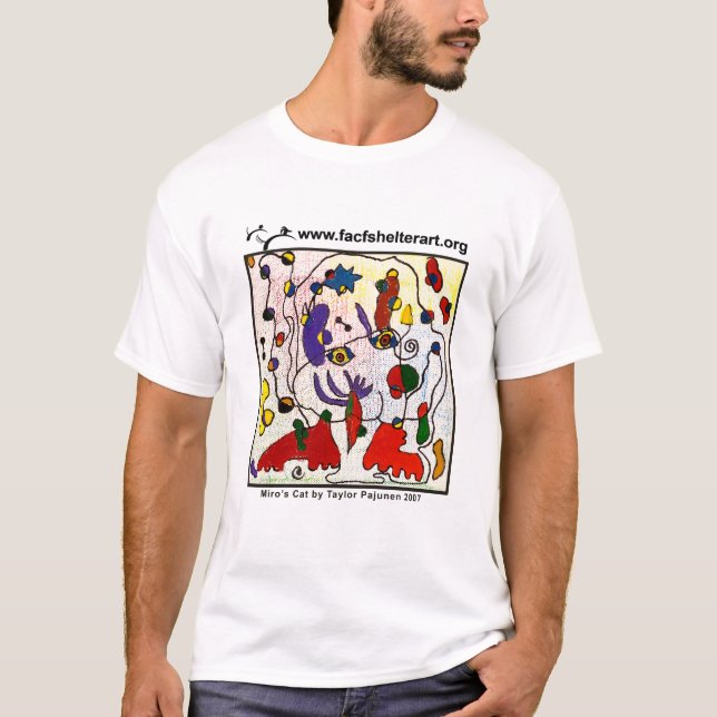 Miros katt tee shirt (Framsida)