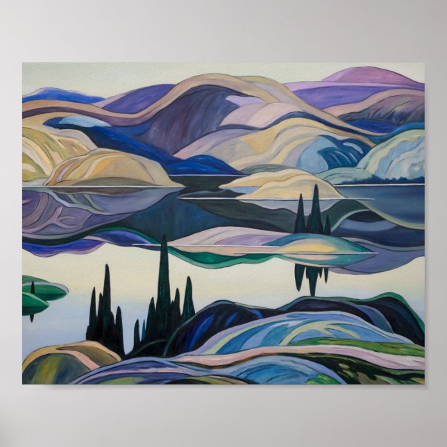 Mirror Lake | Franklin Carmichael | Poster (Framsidan)