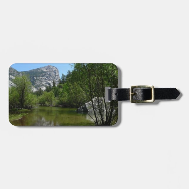 Mirror Lake I i Yosemite National Park Bagagebricka (Horisontell Framsida)