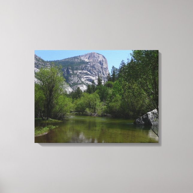 Mirror Lake I i Yosemite National Park Canvastryck (Framsida)