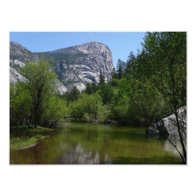 Mirror Lake I i Yosemite National Park Fototryck (Framsidan)