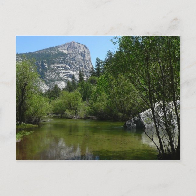 Mirror Lake I i Yosemite National Park Vykort (Framsida)