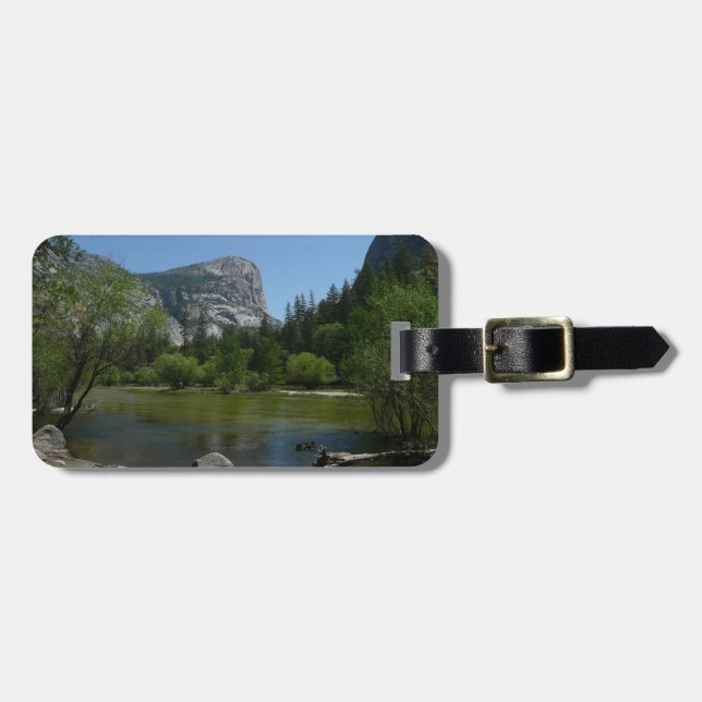 Mirror Lake II i Yosemite National Park Bagagebricka (Horisontell Framsida)