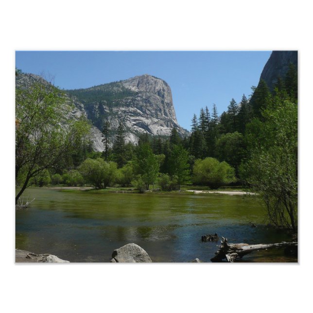Mirror Lake II i Yosemite National Park Fototryck (Framsidan)