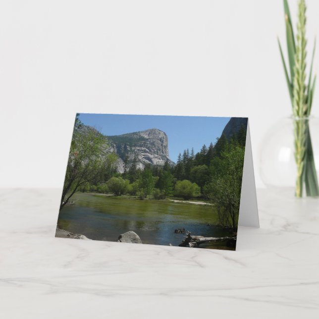 Mirror Lake II i Yosemite National Park Kort (Framsida)