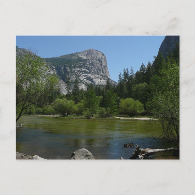 Mirror Lake II i Yosemite National Park Vykort (Framsida)