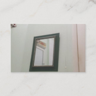 Mirror on the wall business card visitkort