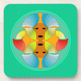 Mirrored Ansikte Underlägg