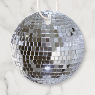 Mirrored Disco Boll 1 Gåvor Etiketter