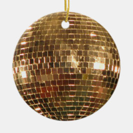 Mirrored Disco Boll 2 Julgransprydnad Keramik