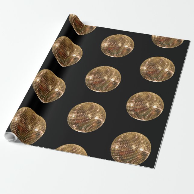 Mirrored Disco Boll 2 Presentpapper (Utrullad)