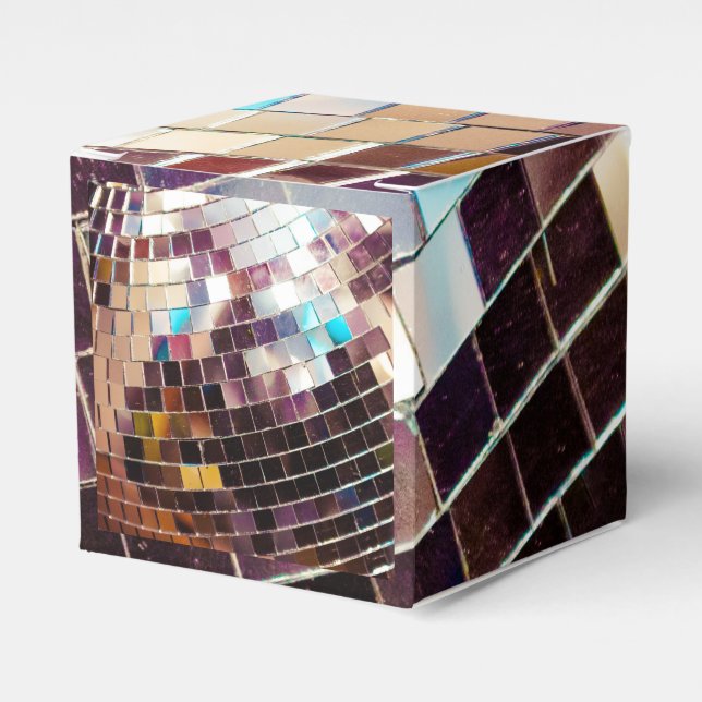 Mirrored Disco Boll Presentaskar (Framsidan Sidan)
