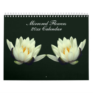 Mirrored Flowers Fotografering Kalender