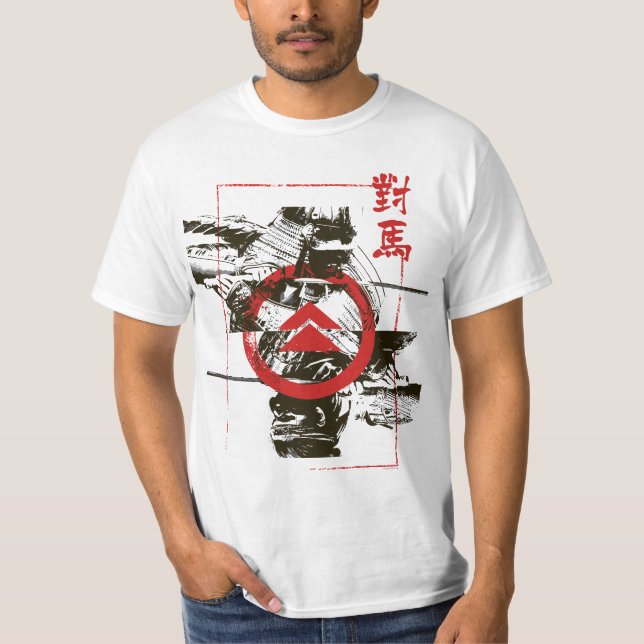 Mirrored Graphic with Crest  T Shirt (Framsida)