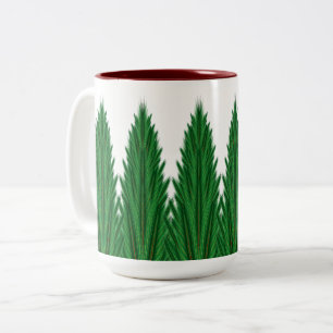 Mirrored Gräs Mugg 15oz. - Maroon