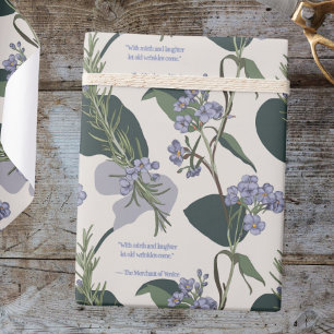 "Mirthful Blommars" Rosemary & Glöm-Me-Not Presentpapper