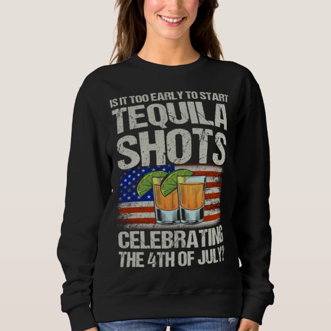 Mis Amigos 4 juli Salt Lime & Tacos Tequila T Shirt (Framsida)