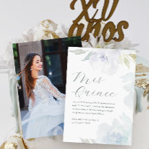 Mis Quince Blommigt 15:e födelsedagen Quinceañera