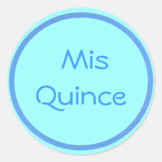 Mis Quince-klistermärken Runt Klistermärke
