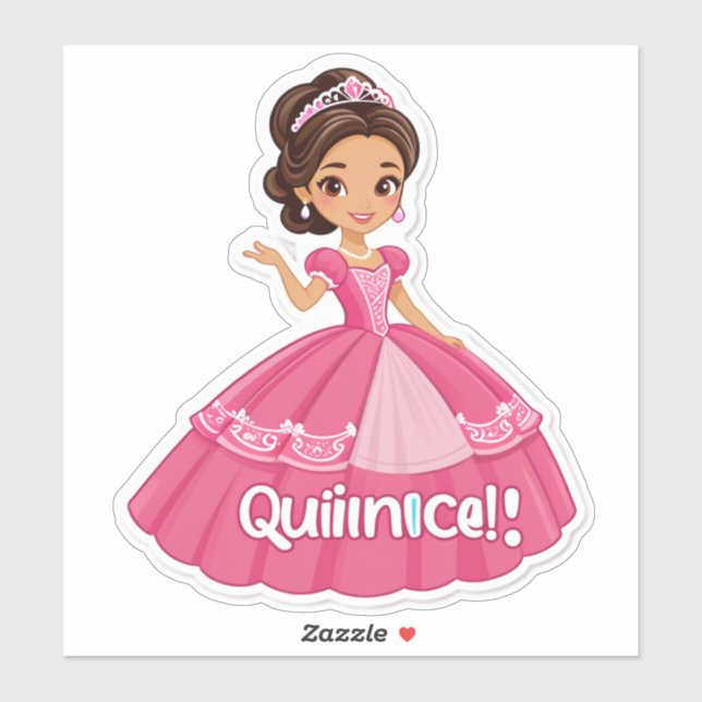 Mis Quince, Mis Reglas!" (Quinceañera) Klistermärken (Ark)