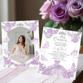 Mis Quince Photo Budget-inbjudan spanska
