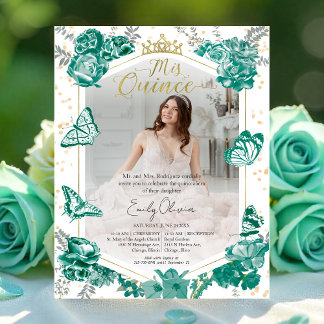 Mis Quince Photo Budget Investigation Emerald Grön