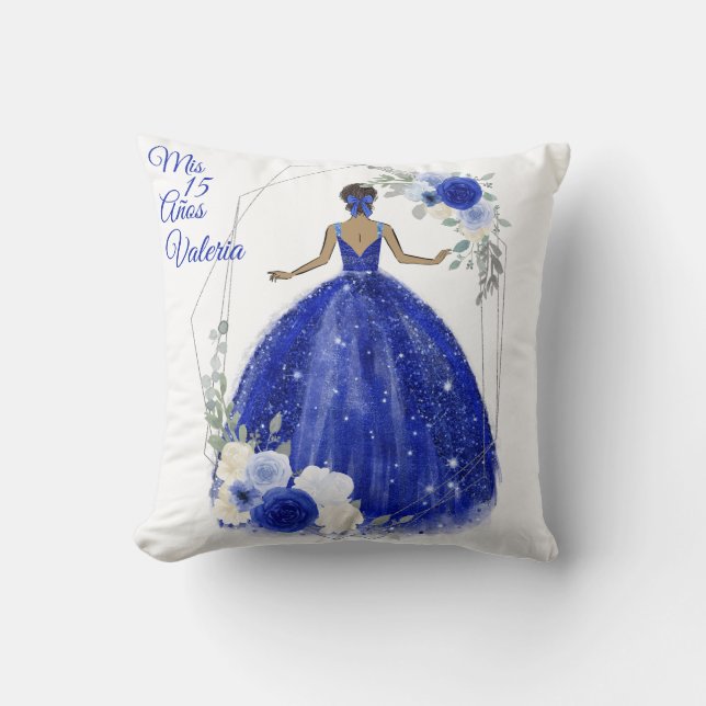 Mis Quince Pillow. Para Zapatos o Corona Kudde (Framsida)