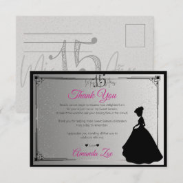 Mis Quince Tackkort Black and White Tack Kort