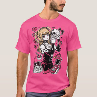 Misa Gótica Chica Anime T Shirt