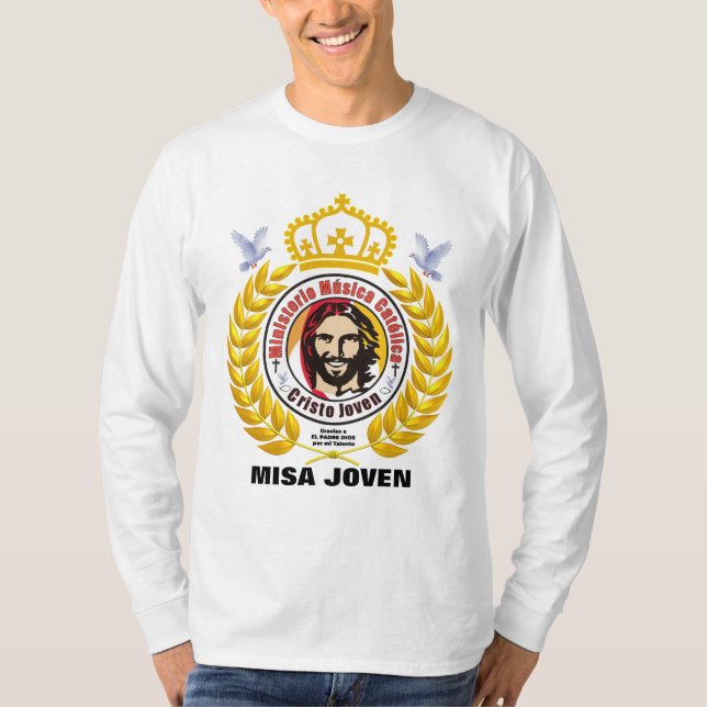 Misa Jove Cristo Joven T Shirt (Framsida)