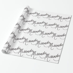 Misandry! Inpackning av papper Presentpapper