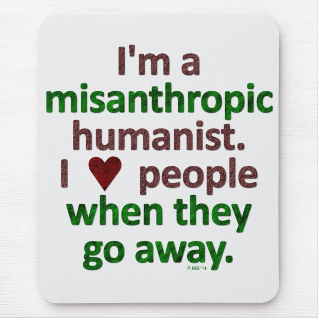Misanthropic HumanistLonersatir Musmatta (Framsidan)