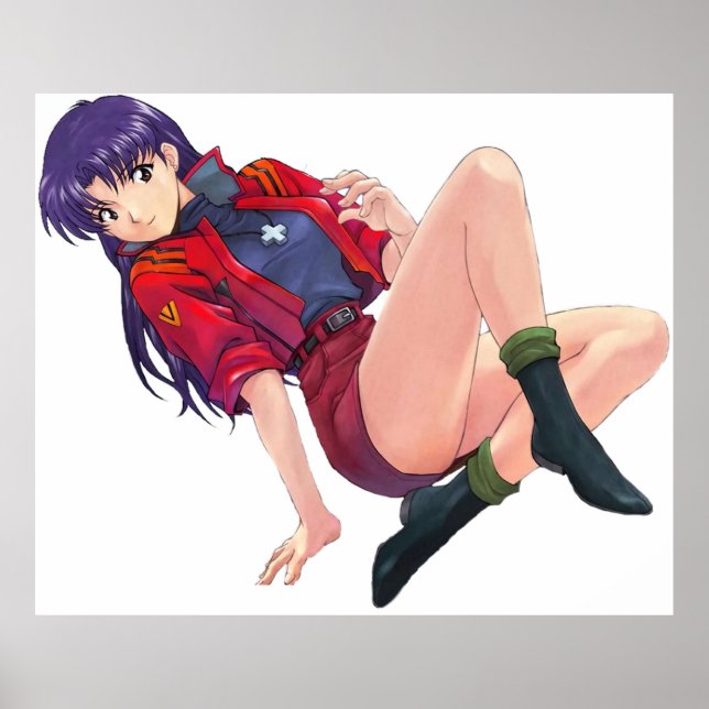 Misato Katsuragi Neon Genesis Evangelion Poster (Framsidan)