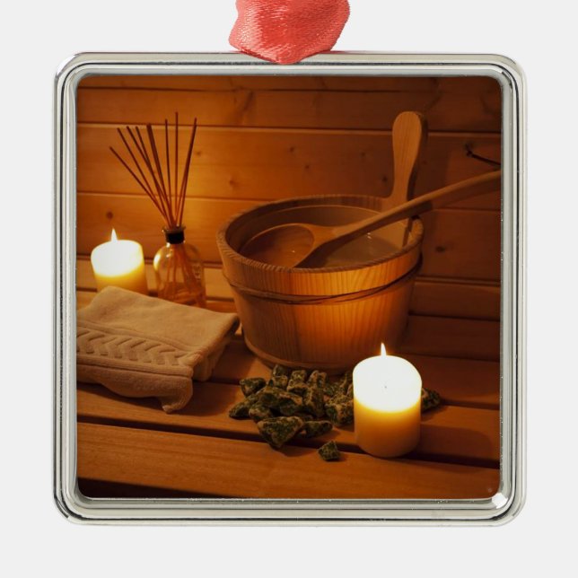 Miscellaneous - Sauna Objects Patterns Nineteen Julgransprydnad Metall (Framsidan)