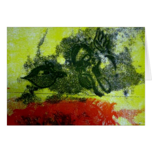 Mischevous gudar hälsningskort (Framsidan Horizontal)