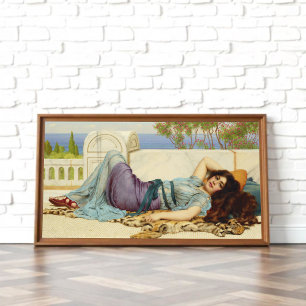 MisChief and Repose av John Godward Poster