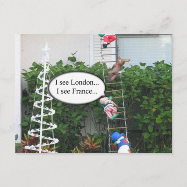 MisChief Elf julvykort Helg Vykort (Framsida)