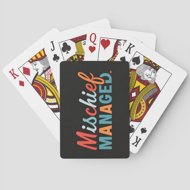 MisChief Managed Casinokort (Baksidan)