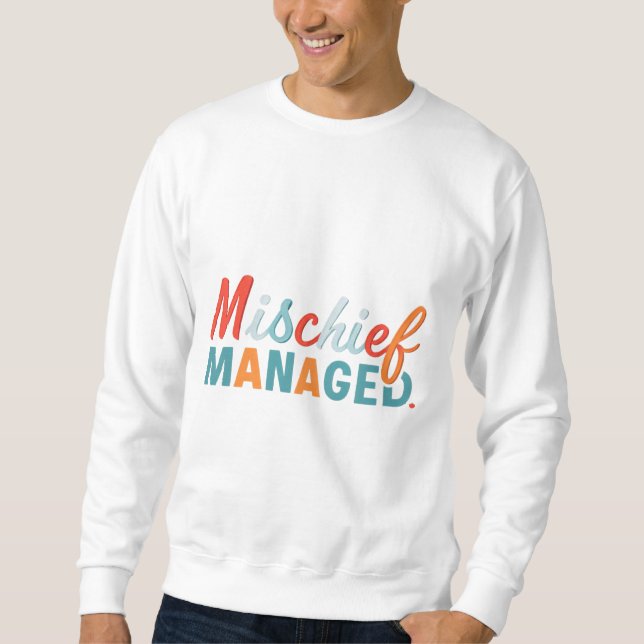 MisChief Managed Lång Ärmad Tröja (Framsida)