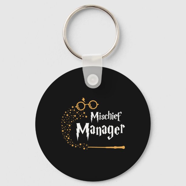 MisChief Manager - Familjematchande högtalarpanel  Nyckelring (Framsida)