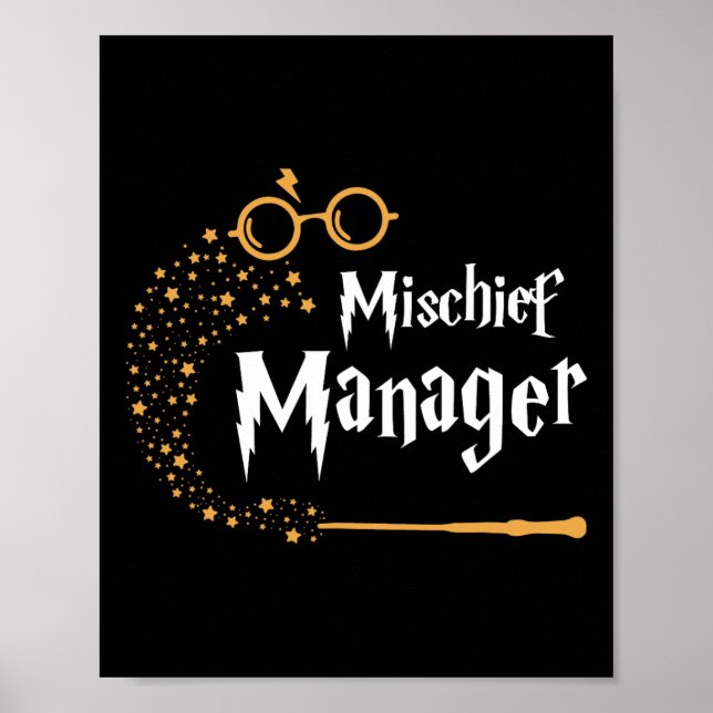 MisChief Manager - Familjematchande högtalarpanel  Poster (Framsidan)