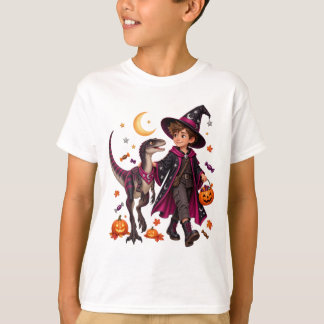 Mischief Wizard & Masiakasaurus Halloween T Shirt