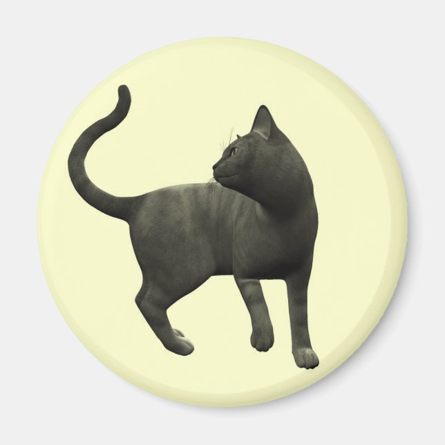 Mischievent Black Cat Magnet (Framsidan)