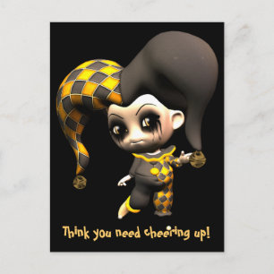 Mischievent Little Jester Vykort